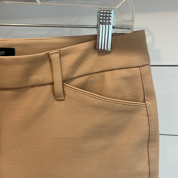 WHBM tan straight crop pants - Picture 3 of 6